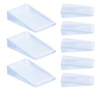 ULTECHNOVO 8 Piezas Calzos Niveladores de Muebles de PVC Blanco | Nivelación y Estabilización de Bases Irregulares, Protege Suelos, Formato Grande, Uso Doméstico