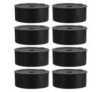 ULTECHNOVO 8 Piezas Tapones de Plástico Negro para Postes Rascadores de Gatos, Accesorios de Repuesto Fáciles de Montar para Árboles de Gato DIY y Expansión de Zonas de Juego