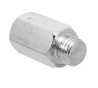 ULTECHNOVO Adaptador de Taladro a Amoladora Angular Varilla de Conexión, Conector de Aleación Plateada, Adecuado para Pulidoras y Tareas de Encerado en Talleres