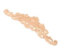 ULTECHNOVO Aplique Tallado de Madera para Esquinas de Muebles, Pieza de Madera Maciza 30x8 Cm, Adecuado para Embellecimiento de Casa y Paredes