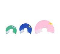 ULTECHNOVO Collar Protector para Pájaros Resistente al Desgaste y Antiarañazos, Hecho de Franela y Lino, Paquete de 3 Piezas para Recuperación de Aves Pequeñas Color Color Aleatorio