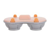 ULTECHNOVO Escalfador de Huevos para Microondas de Plástico Tapa Antiadherente, Material Resistente y Diseño Funcional para Cocinar al Vapor en Desayunos en Casa