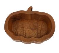 ULTECHNOVO Frutero Compacto de Madera Diseño de Calabaza para Servir Ensaladas y Decoración del Hogar en Familias y Dormitorios