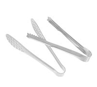ULTECHNOVO Juego de 6 Pinzas de Acero Inoxidable Portátiles para Servir Aperitivos y Hielo, Mini Pinzas de 5 Pulgadas para Cocina, Té, Café y Fiestas en Casa