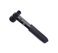 ULTECHNOVO Mini Llave de Trinquete Negro de 1/4 Mango de Pvc | Liberación Rápida, Agarre Cómodo, Acero y Pvc, Evita Desgaste de Cabeza, Uso en Herramientas