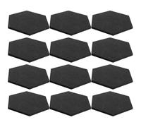 ULTECHNOVO Paneles Acústicos para Acústico Hexagonales de Fieltro Autoadhesivos 12 y en de Paredes Interiores Puertas y Paredes