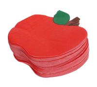 ULTECHNOVO Paquete De 100 Servilletas Desechables De Papel Con Diseño De Manzanas Rojas Para El Regreso A Clases Ideal Para El Primer Día De Clases.