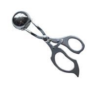 ULTECHNOVO Pinza de Acero Inoxidable para Hacer Albóndigas Rellenas Diseño Redondeado y Estilo Tijera, Herramienta Práctica para Bolas de Arroz y Tofu en Cocina China