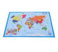 ULTECHNOVO Póster del Mapa Mundi para, Resistente al Desgaste, para Uso en Guarderías y Aulas, Aprendizaje de Geografía y Educación Infantil Varios estilos