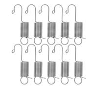 ULTECHNOVO Resortes de Agua Extendidos Inoxidable Tensión de Acero de Galvanizado Gancho, Base Rellena Pack de 10 Unidades para Marcos de Puertas y Soporte de Publicidad