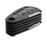 ULTECHNOVO Set de Utensilios de Cocina Negro de Acero Inoxidable Rallador Multifuncional y Rueda de Pizza para Cortar Verduras y Frutas Fácilmente