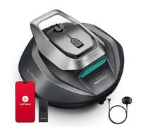 Ultenic Robot Aspirador Piscina con Control Remoto/App, 3 Motores, Recogida sin Gancho, Robot Limpiafondos sin Cable, Autoaparcamineto, Trabaja hasta 90Min, 80m²