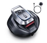 Ultenic Robot Limpiafondos Piscina, 90Min, 80m², Recogida sin Poste, Estacionamiento Automático, Aspirador Piscina Fondos sin Cable con 2 Motores, 5200mAh, para Piscina Elevada y Enterrada
