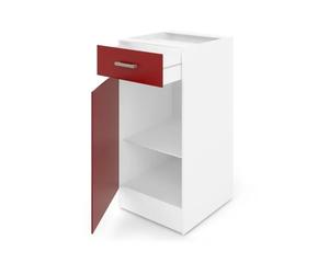 Ultra Mueble de cocina bajo ULTRA L 40 - rojo mate