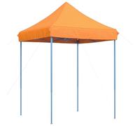 ULUYYUC Carpa para fiestas, color naranja, 2 x 2 m, plegable, con bolsa | Cenador plegable de tela Oxford 600D de altura ajustable para jardín, patio, mercadillo y camping.