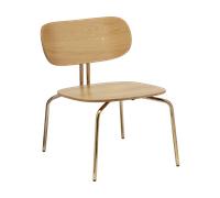Umage Butaca Lounge Curious Oak-brass