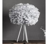 UMAGE Eos medium lámpara de mesa gris claro