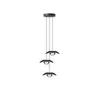 UMAGE Forget Me Not mini lámpara colgante 3 luces, roble negro