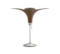 UMAGE Jazz lámpara de mesa roble oscuro, base de acero