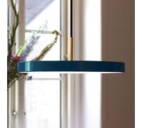 UMAGE lámpara colgante LED Asteria Medium, petróleo/latón, Ø 43 cm EC:EPREL:887403