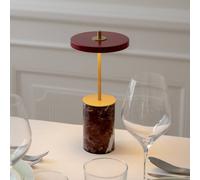 Umage Lámpara de mesa Asteria Move Mini Ø12x25.5 cm Red marble