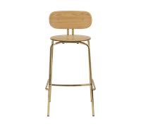 Umage Taburete Curious 75 cm Oak-brass