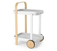 Umbra 1015392-668, madera, blanco, 2 estantes, estático, 440 mm, 530 mm