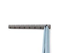 Umbra 318858-1045 Flip Perchero, Madera de fresno, Gris/Peltre, 8 ganchos extraíbles