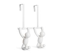 Umbra Buddy Gancho doble para puerta, ABS, Blanco