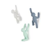Umbra Buddy Ganchos de pared, juego de 3, Multicolor