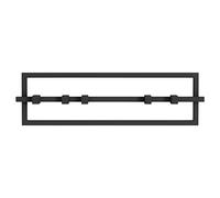 Umbra Cubiko Perchero de pared con 5 ganchos, Negro