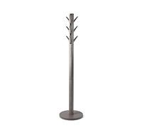 Umbra Flapper Perchero con 9 ganchos abatibles, Madera de caucho, Gris