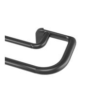 Umbra Twilight Cortinero Doble Extensible, 66-144 cm, Negro | Construcción de acero, diseño de oscurecimiento de habitación, instalación rápida y fácil, compatible con capas