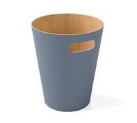 Umbra Woodrow Cesto de basura, con capacidad de 7.5 l, Azul Pizarra