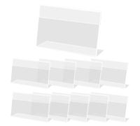 UMCHU 10 Piezas Soporte de Etiquetas de Plástico, para Tienda, Restaurante
