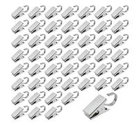 UMCHU 50 Piezas Clips para Cortinas,Clips Cortinas de Acero Lnoxidable,Ganchoclips para Cortina de Ducha,para Colgar Cortinas de Ventana/Ducha,Fotos, Decoración del Hogar