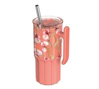 Taza termo quokka 720ml acero inoxidable con base de silicona umi flor