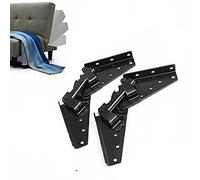 Un par de bisagras de sofá cama hardware sofá cama ropa de cama muebles DIY mecanismo de resorte ajustable triple clic futón durmiente