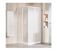 Una pared lateral para cabina de ducha RAVAK SRV2-80 195, color blanco + perla, modelo 14V401O211