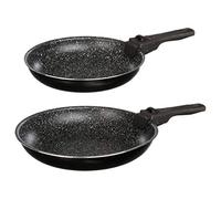 JJA Juego de 2 sartenes 135111 Unbekannt con mango desmontable 24/28 cm
