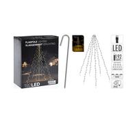 Unbekannt 71714 cortina exterior con 192 led para arboles, negro, 5 m
