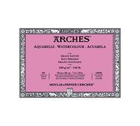 Arches Bloc para acuarelas 1795070 madera blanco 26 x 18 x 1 cm