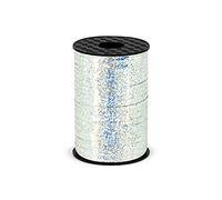 Unbekannt Cinta fruncidora, Cinta para Regalo, 5 mm/225 m Plata Holograma prh5 - 018