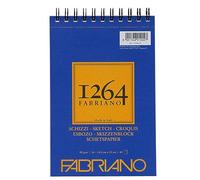 Fabriano Bloc de dibujo espiral Schizzi 1264 A5 60 hojas 90 g/m² papel marfil Pack de 5