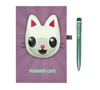Undercover - Cuaderno de Gabby's Dollhouse - tapa dura con motivo Squishy en 3D - 60 hojas de papel FSC - in iros en caja de regalo - para niños y adolescentes
