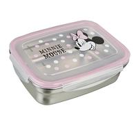Undercover - Fiambrera Minnie Mouse con Junta de Goma - de Acero Inoxidable - Capacidad de 550 ml - sandwichera Escolar - Fiambrera para niños - Lunchbox