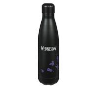 Undercover - Wednesday - Botella isotérmica de Acero Inoxidable de Doble Pared - a Prueba de Fugas - para Chicas - 500ml - Ideal para Viajar