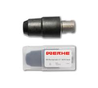 UNF WERHE Adaptador de Portabrocas SDS Plus a 1/2-20 | para taladros percutores, metal, plástico, ancho 42 mm, largo 102 mm, 380 g, cambio rápido, llave estándar
