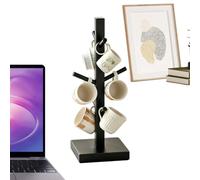 Ungtyb Árbol Portatazas Árbol Colgador De Madera Para Tazas Con 6 Ganchos
