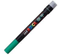 Uni-Ball 181663 - Marcador POSCA con punta de pincel, color verde | Rotulador con tinta pigmentada al agua, punta de pincel flexible de 1 a 10 mm, apto para casi todas las superficies